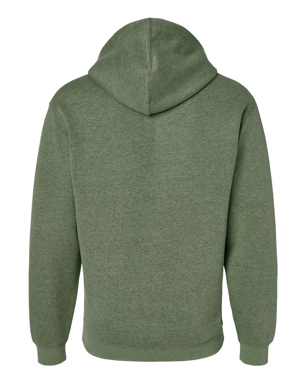 Live & Tell by LAT 6926 Unisex Elevated Fleece Hoodie Sweatshirt in Bamboo Blackout, back