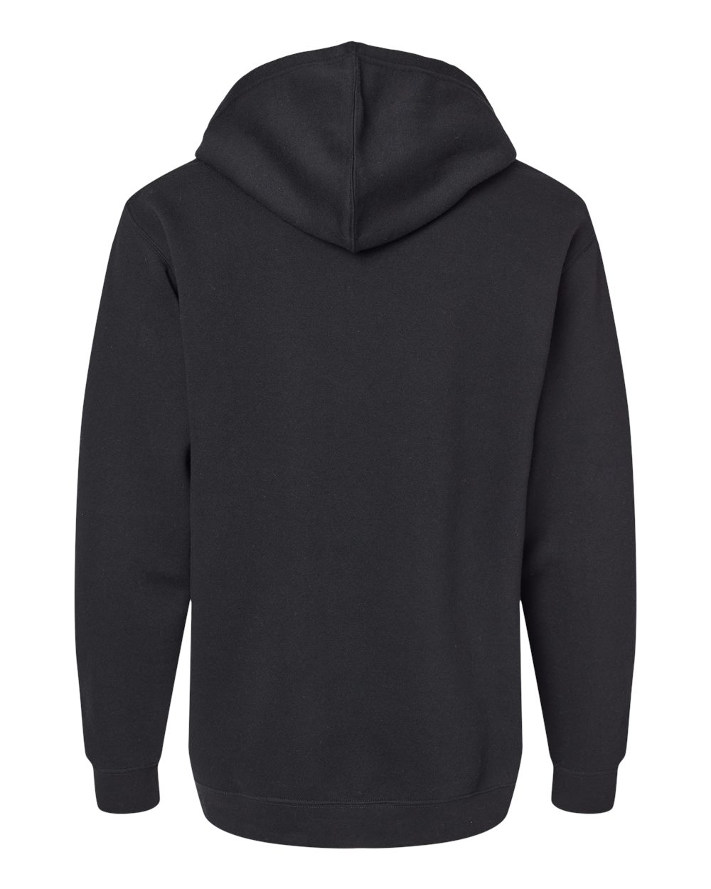 Live & Tell by LAT 6926 Unisex Elevated Fleece Hoodie Sweatshirt in Black, back