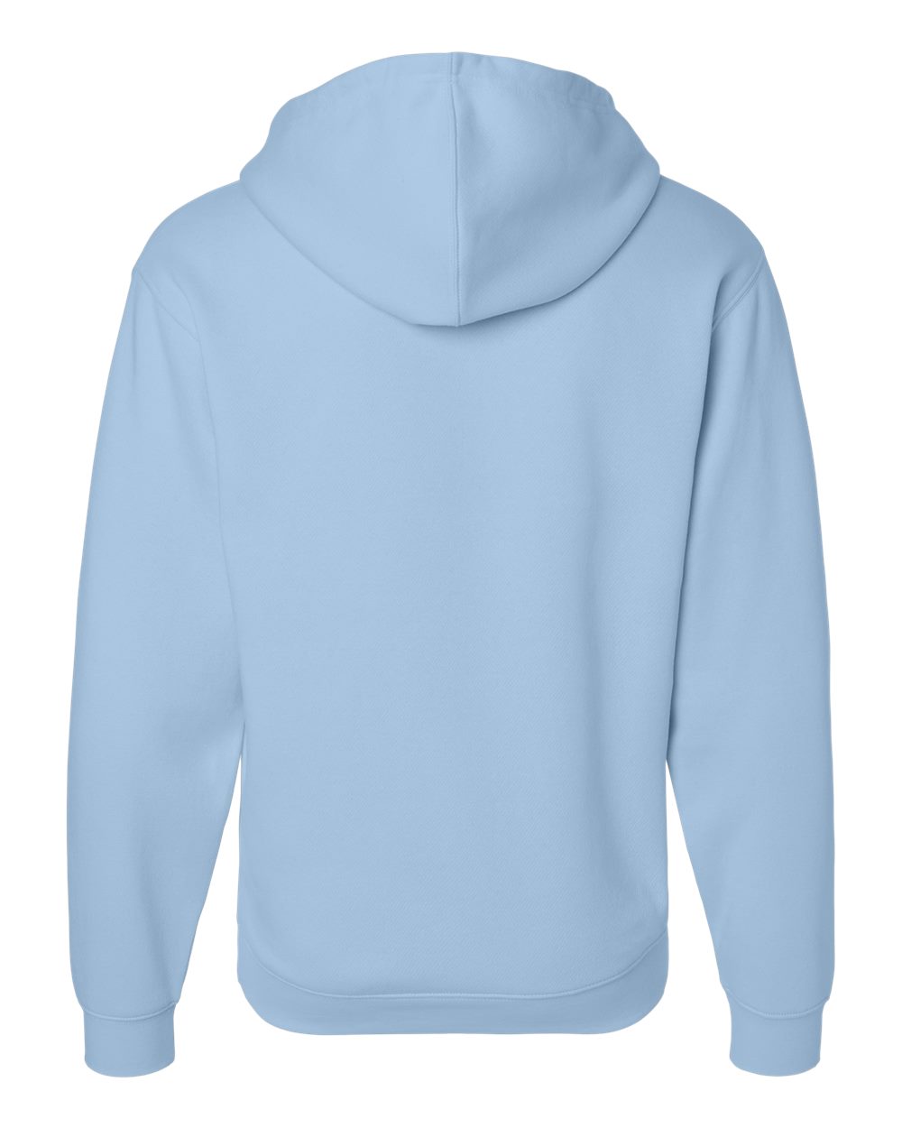 Live & Tell by LAT 6926 Unisex Elevated Fleece Hoodie Sweatshirt in Light Blue, back
