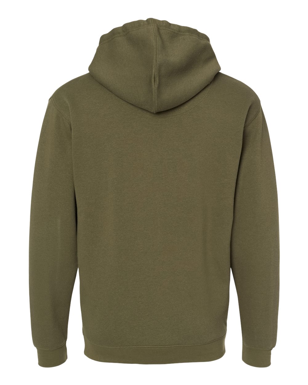 Live & Tell by LAT 6926 Unisex Elevated Fleece Hoodie Sweatshirt in Military Green, back