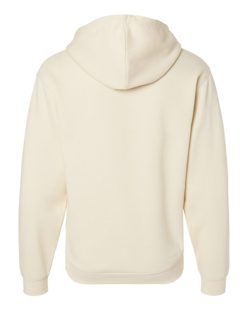 Live & Tell by LAT 6926 Unisex Elevated Fleece Hoodie Sweatshirt in Natural, back