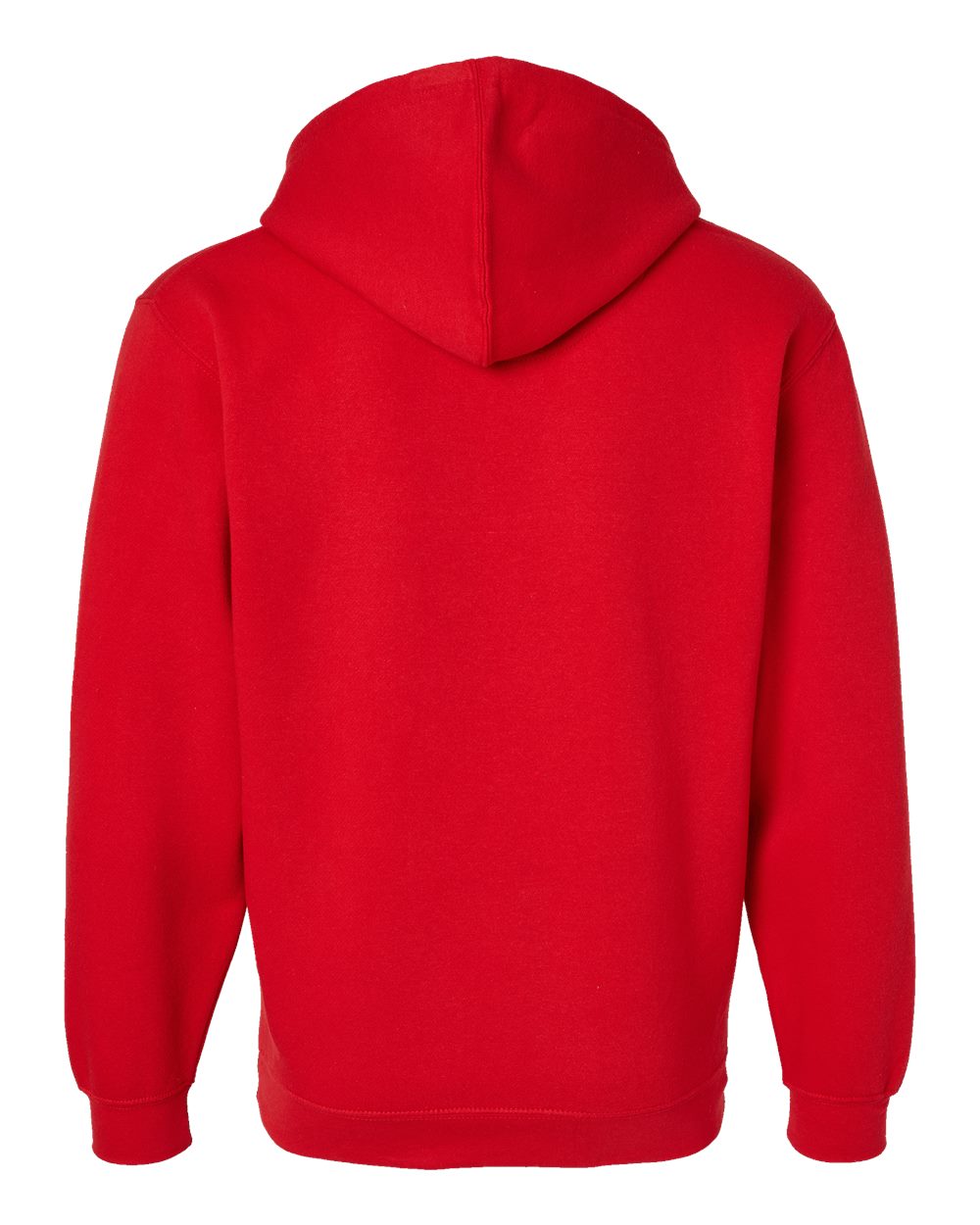 Live & Tell by LAT 6926 Unisex Elevated Fleece Hoodie Sweatshirt in Red, back