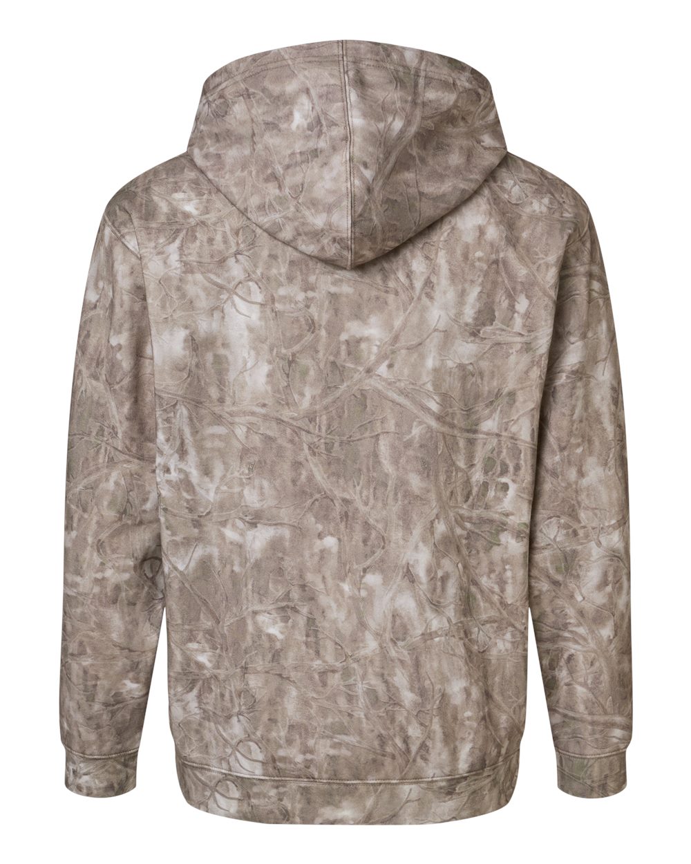 Live & Tell by LAT 6926 Unisex Elevated Fleece Hoodie Sweatshirt in Sand Timberwood, back