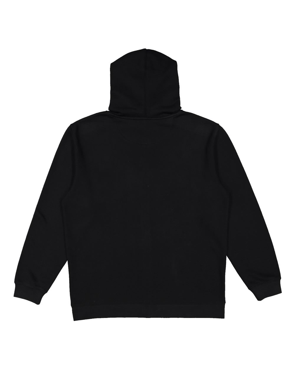 Live & Tell by LAT 6927 Unisex Full-Zip Hoodie Sweatshirt in Black, back
