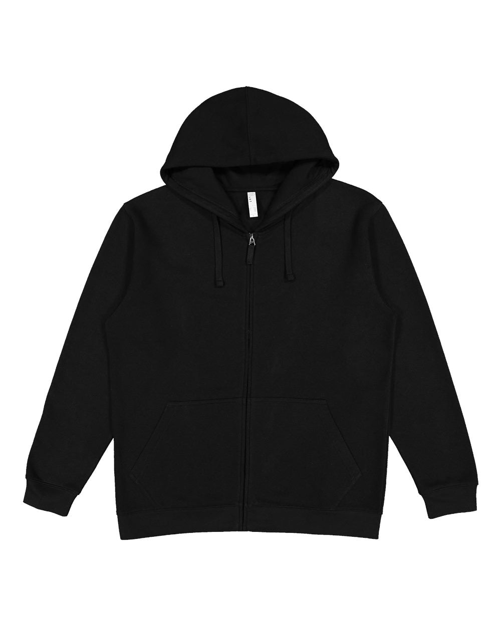 Live & Tell by LAT 6927 Unisex Full-Zip Hoodie Sweatshirt in Black