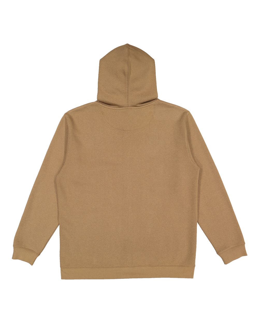 Live & Tell by LAT 6927 Unisex Full-Zip Hoodie Sweatshirt in Coyote Brown, back