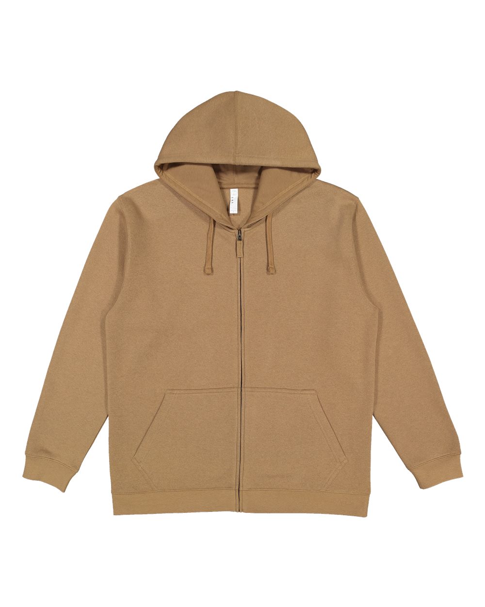 Live & Tell by LAT 6927 Unisex Full-Zip Hoodie Sweatshirt in Coyote Brown