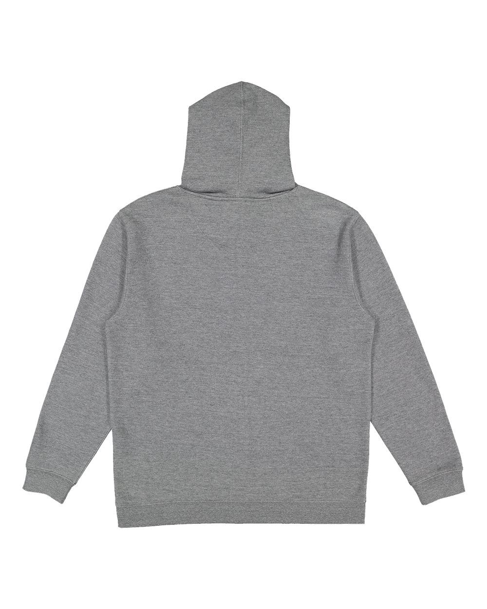 Live & Tell by LAT 6927 Unisex Full-Zip Hoodie Sweatshirt in Granite Heather, back