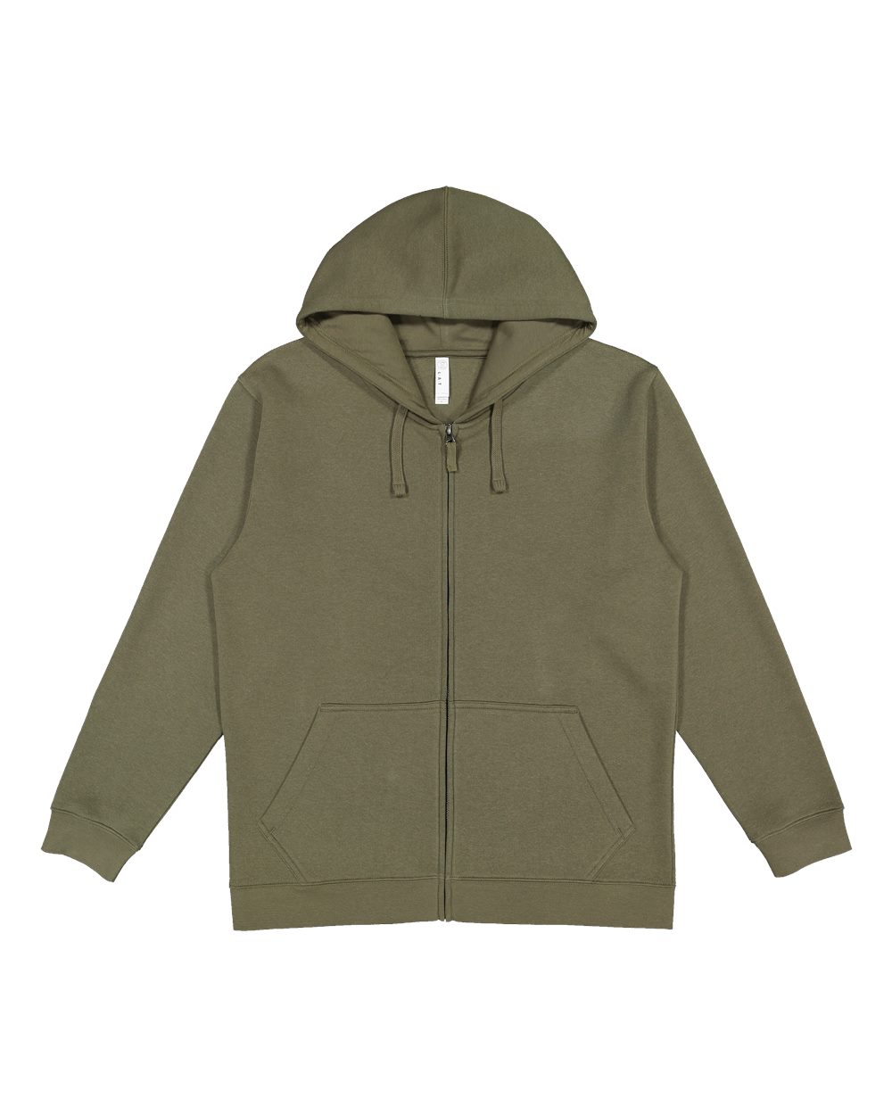 Live & Tell by LAT 6927 Unisex Full-Zip Hoodie Sweatshirt in Military Green