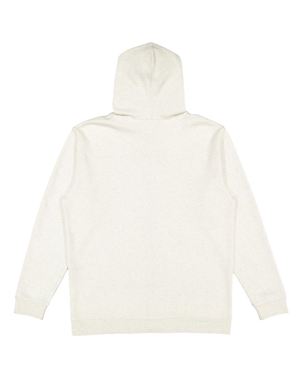 Live & Tell by LAT 6927 Unisex Full-Zip Hoodie Sweatshirt in Natural Heather, back