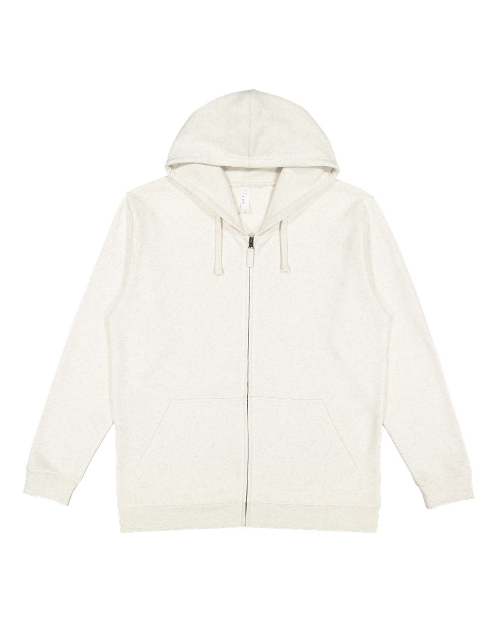 Live & Tell by LAT 6927 Unisex Full-Zip Hoodie Sweatshirt in Natural Heather