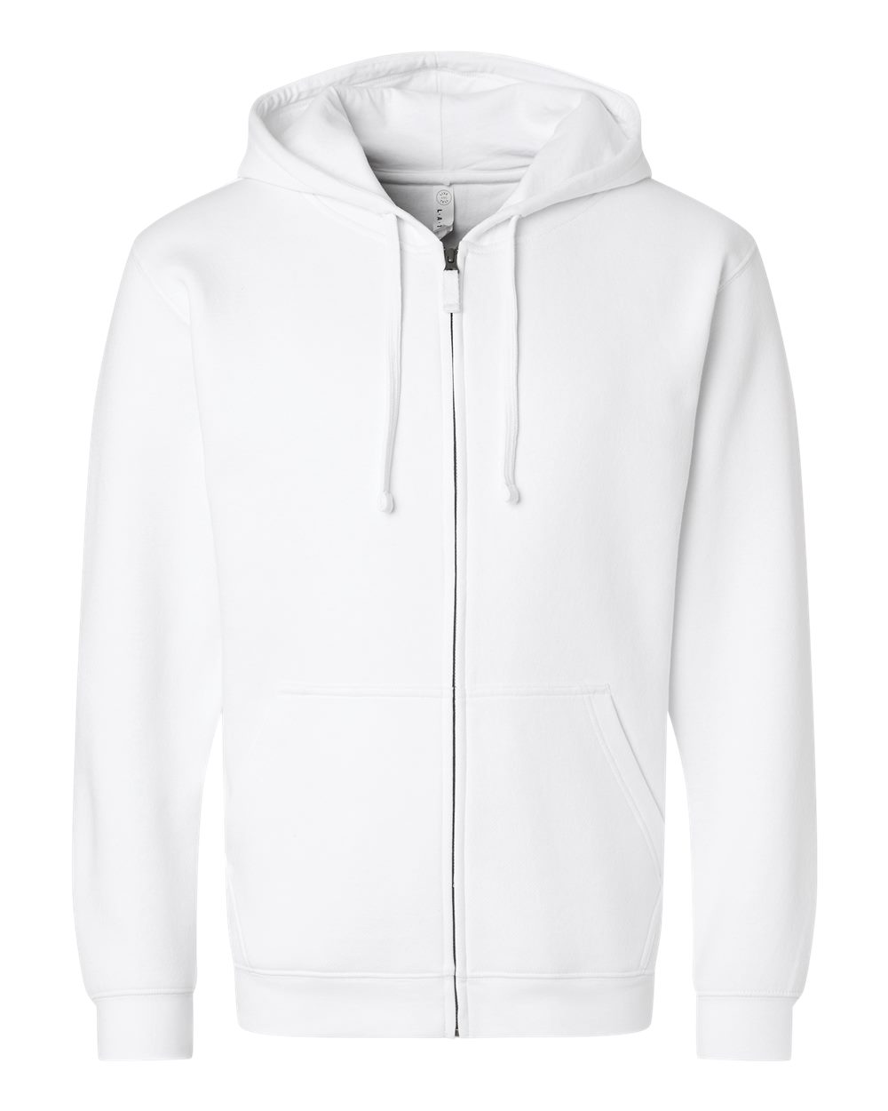 Live & Tell by LAT 6927 Unisex Full-Zip Hoodie Sweatshirt in White