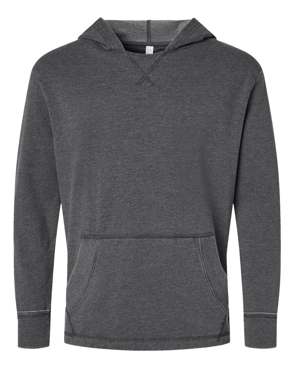 Live & Tell by LAT 6936 Unisex Vintage Wash Hoodie Sweatshirt in Washed Black