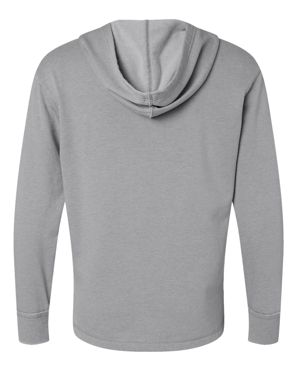 Live & Tell by LAT 6936 Unisex Vintage Wash Hoodie Sweatshirt in Washed Grey, back