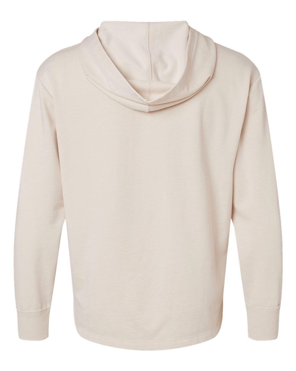 Live & Tell by LAT 6936 Unisex Vintage Wash Hoodie Sweatshirt in Washed Natural, back