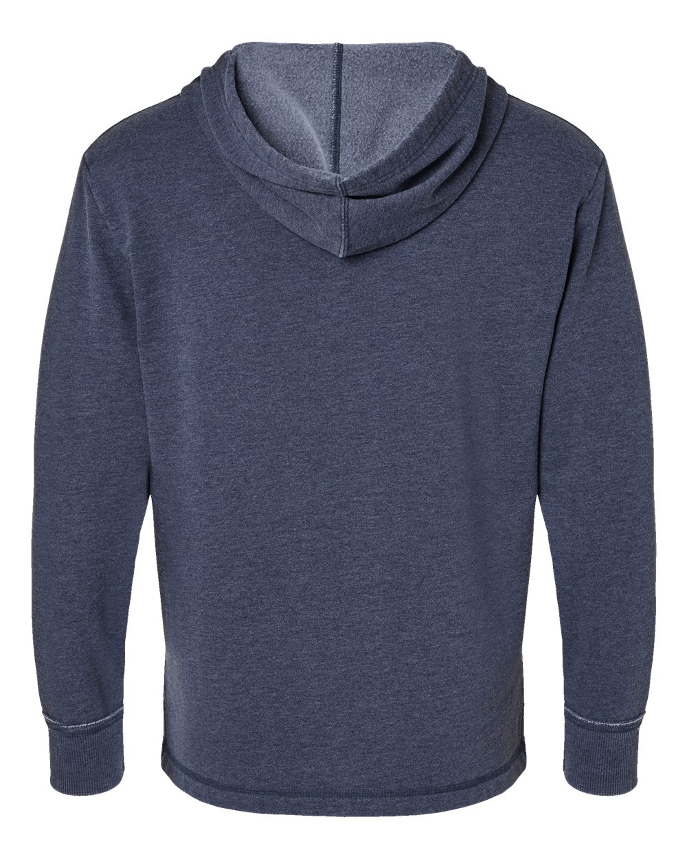 Live & Tell by LAT 6936 Unisex Vintage Wash Hoodie Sweatshirt in Washed Navy, back