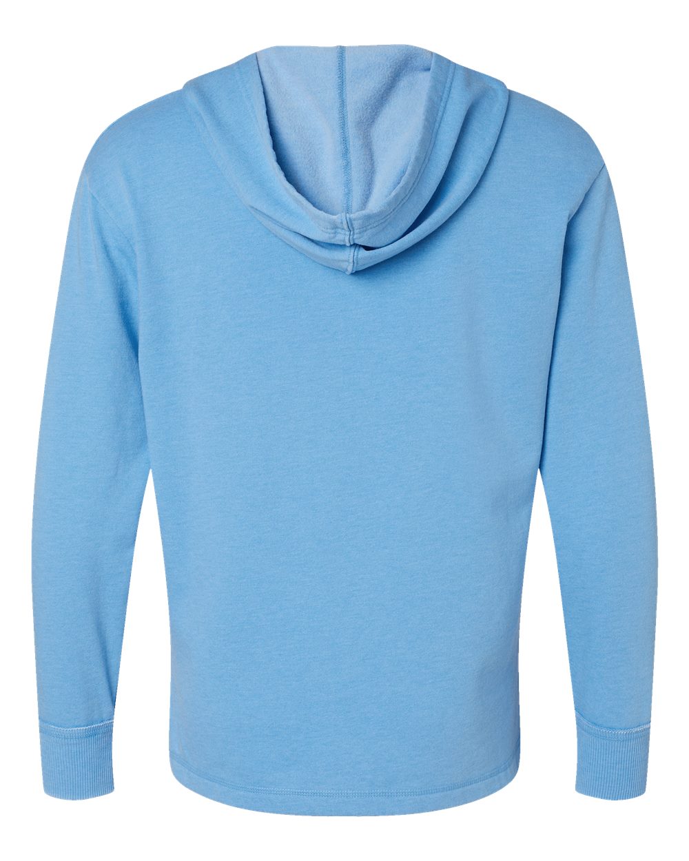 Live & Tell by LAT 6936 Unisex Vintage Wash Hoodie Sweatshirt in Washed Tradewind, back