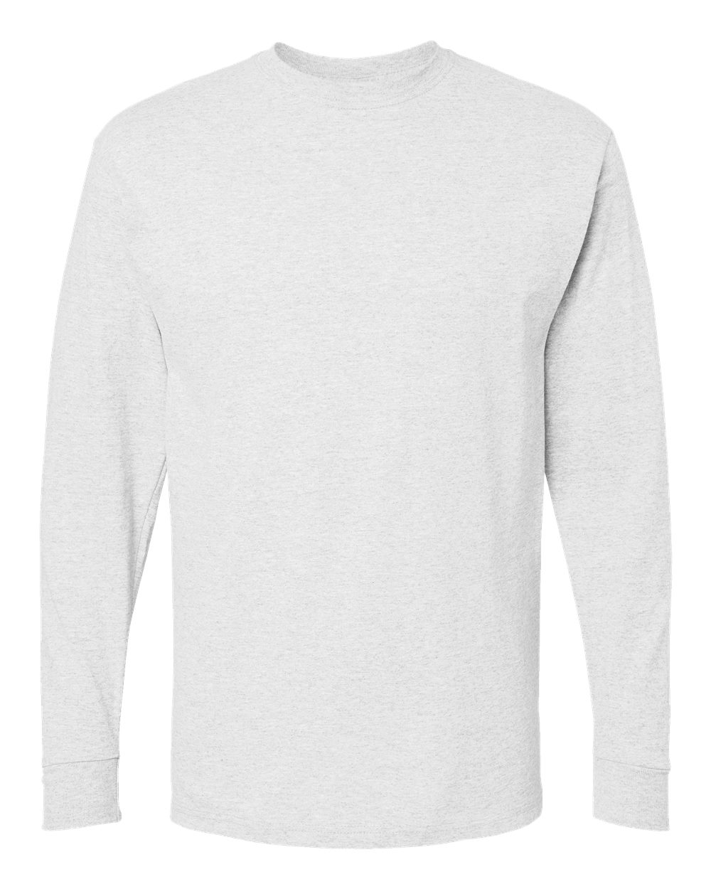 M&O 4820 Unisex Gold Soft Touch Long Sleeve T-Shirt in Ash