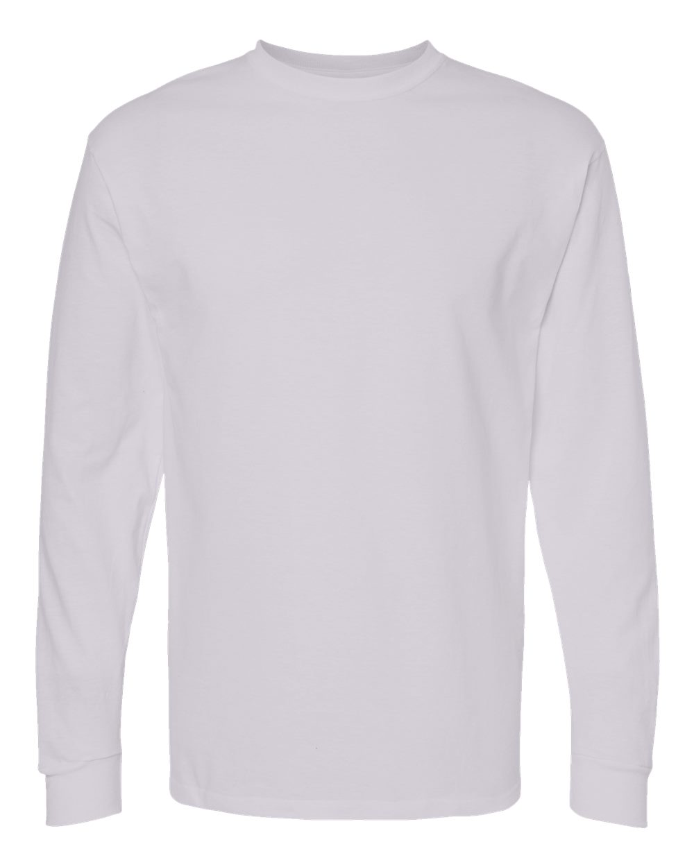 M&O 4820 Unisex Gold Soft Touch Long Sleeve T-Shirt in Silver