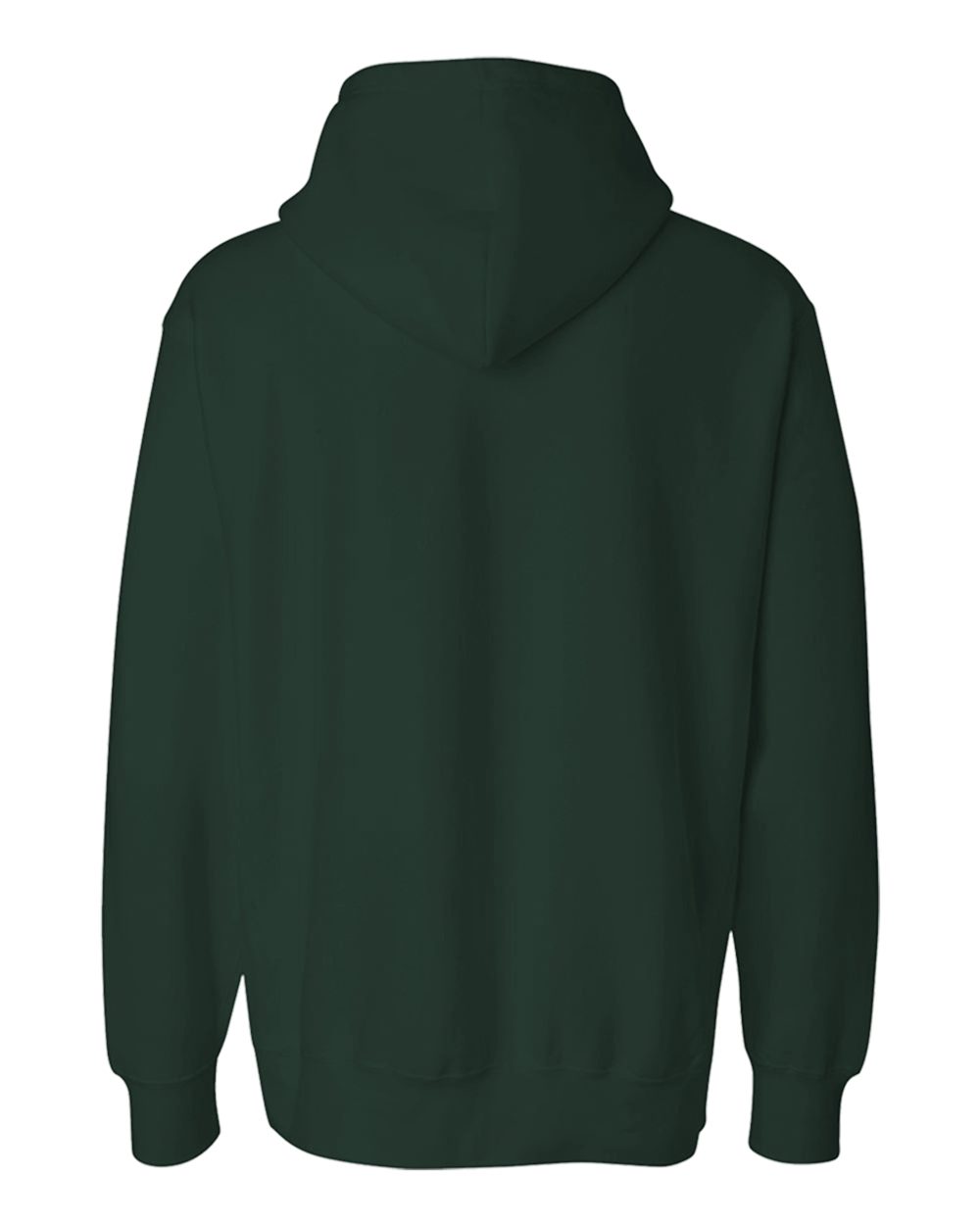 MV Sport 488 Unisex Pro Weave® Hooded Sweatshirt in Athletic Forest, back