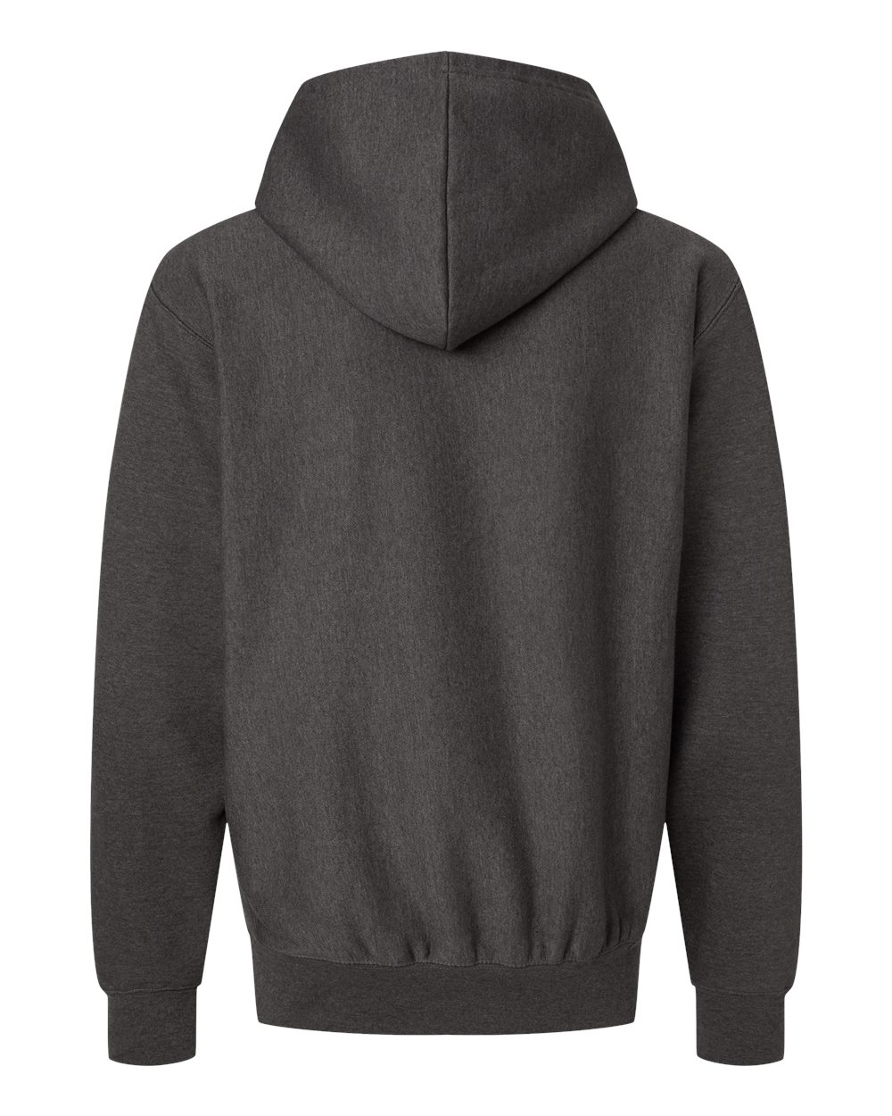 MV Sport 488 Unisex Pro Weave® Hooded Sweatshirt in Charcoal, back