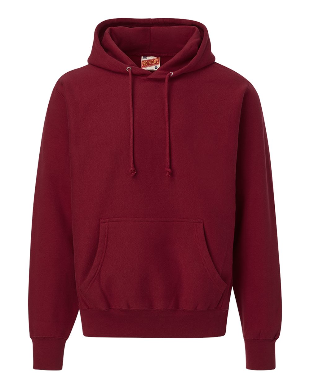 MV Sport 488 Unisex Pro Weave® Hooded Sweatshirt in Garnet