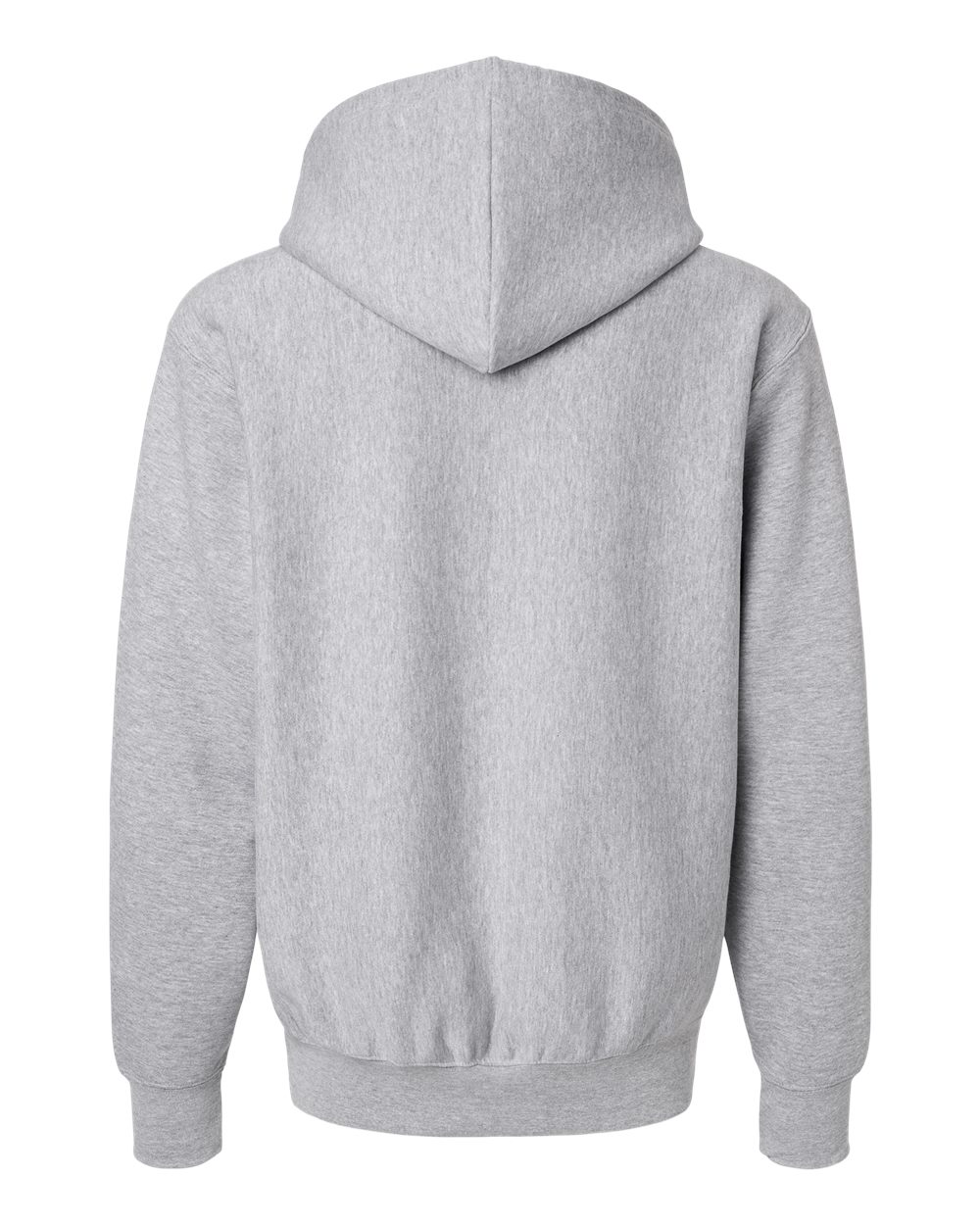 MV Sport 488 Unisex Pro Weave® Hooded Sweatshirt in Heather Grey, back