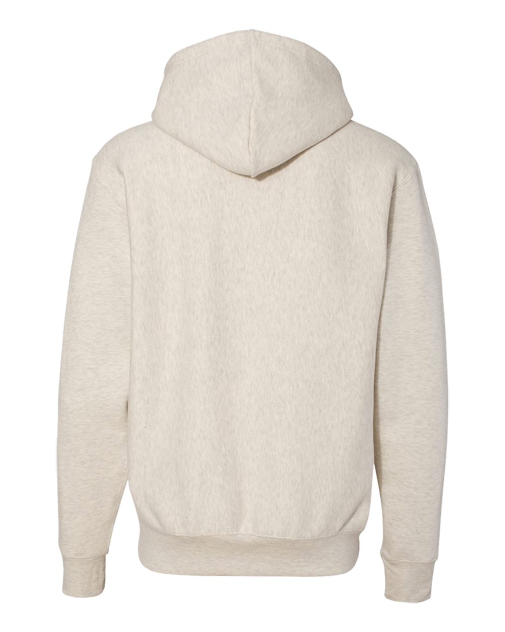 MV Sport 488 Unisex Pro Weave® Hooded Sweatshirt in Oatmeal, back