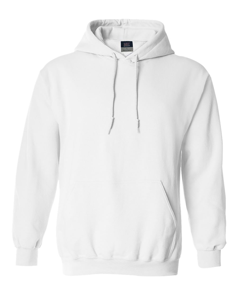 MV Sport 488 Unisex Pro Weave® Hooded Sweatshirt in White