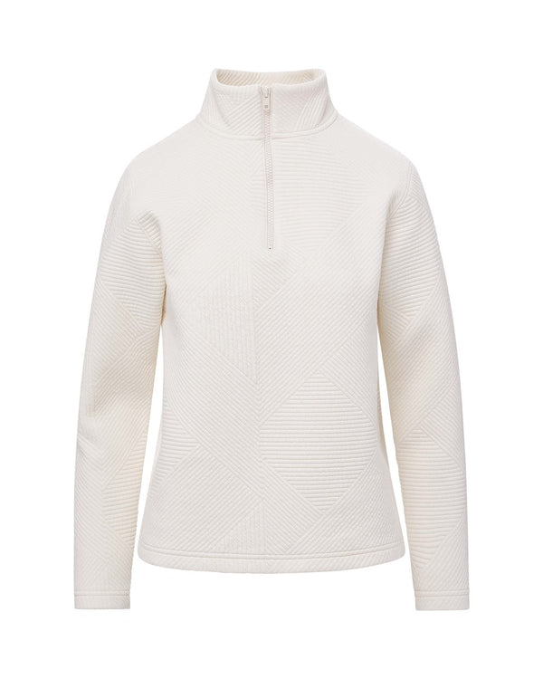 MV Sport W25145 Women's Zelda Zig Zag Quarter-Zip Pullover