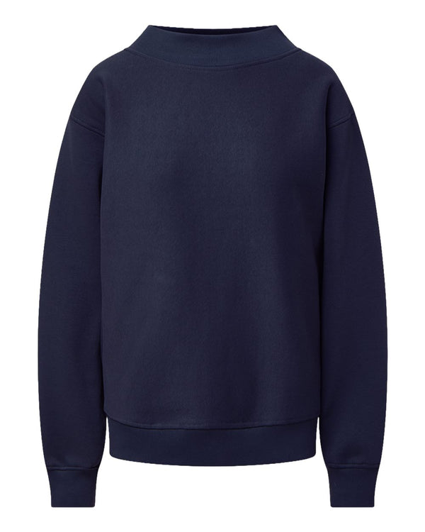MV Sport W27104 Women's Pro Weave® Mock Neck Sweatshirt