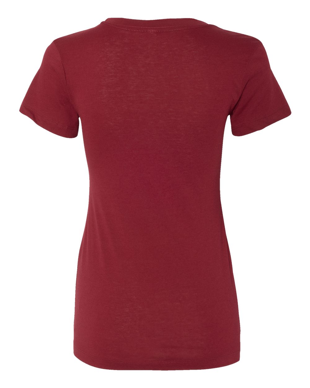 Next Level 1510 Women's Ideal Tee in Cardinal, back