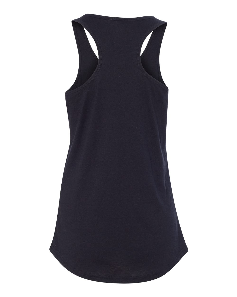 Next Level 1533 Women's Ideal Racerback Tank in Black, back