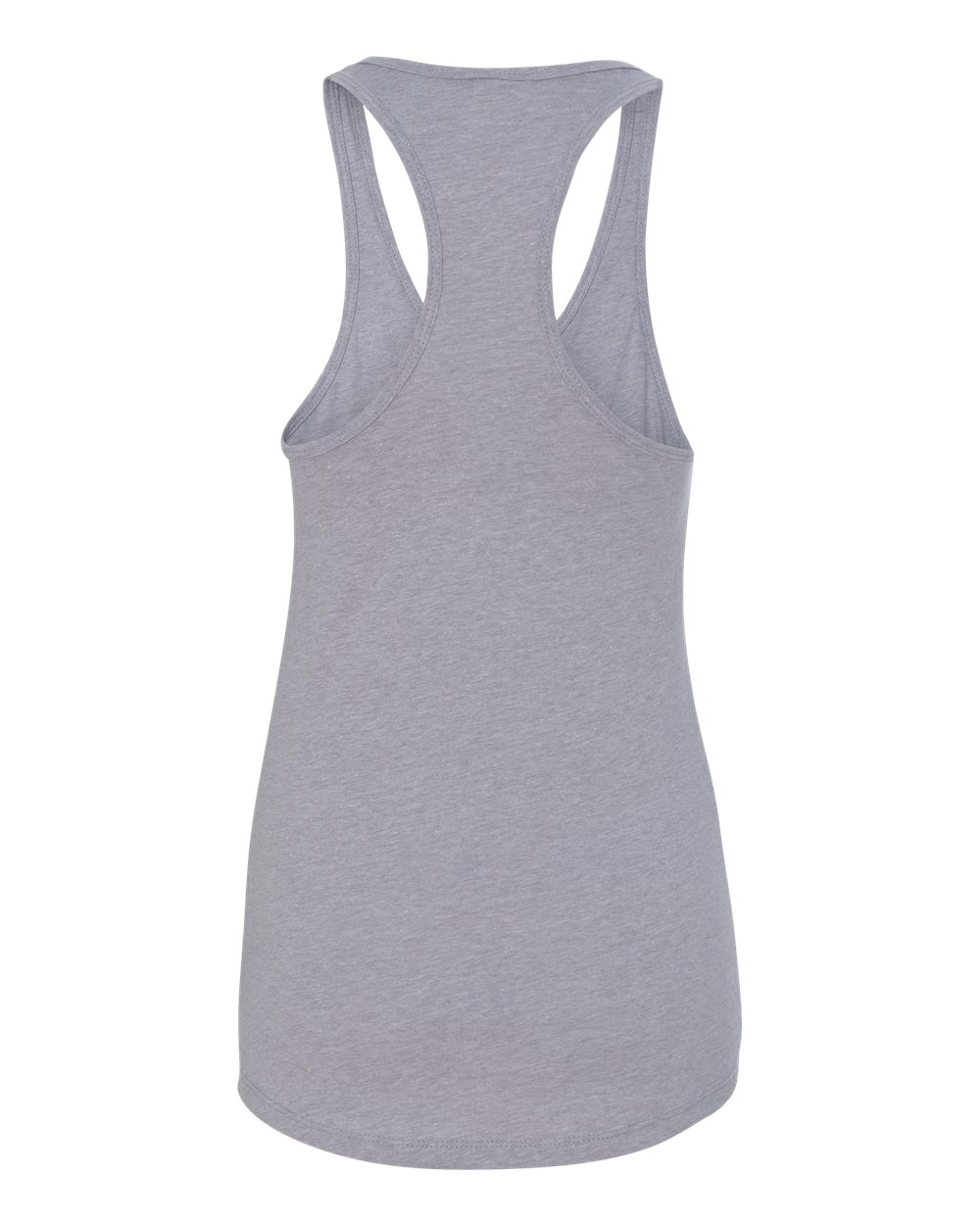 Next Level 1533 Women's Ideal Racerback Tank in Heather Grey, back