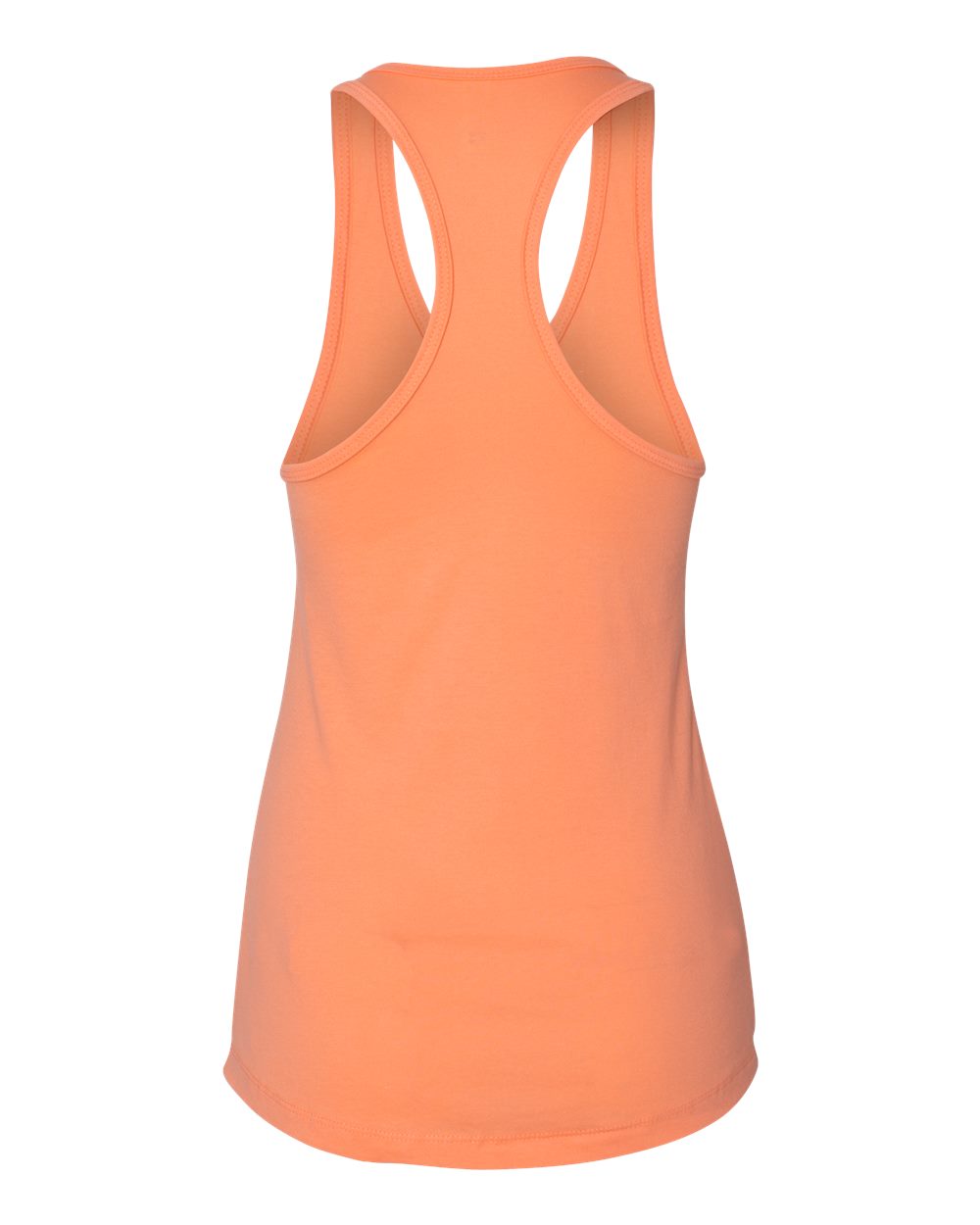 Next Level 1533 Women's Ideal Racerback Tank in Light Orange, back