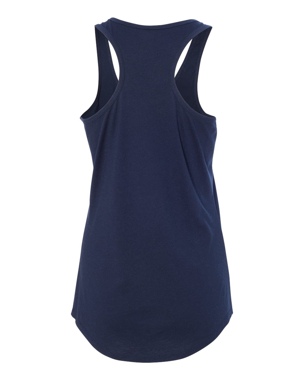 Next Level 1533 Women's Ideal Racerback Tank in Midnight Navy, back