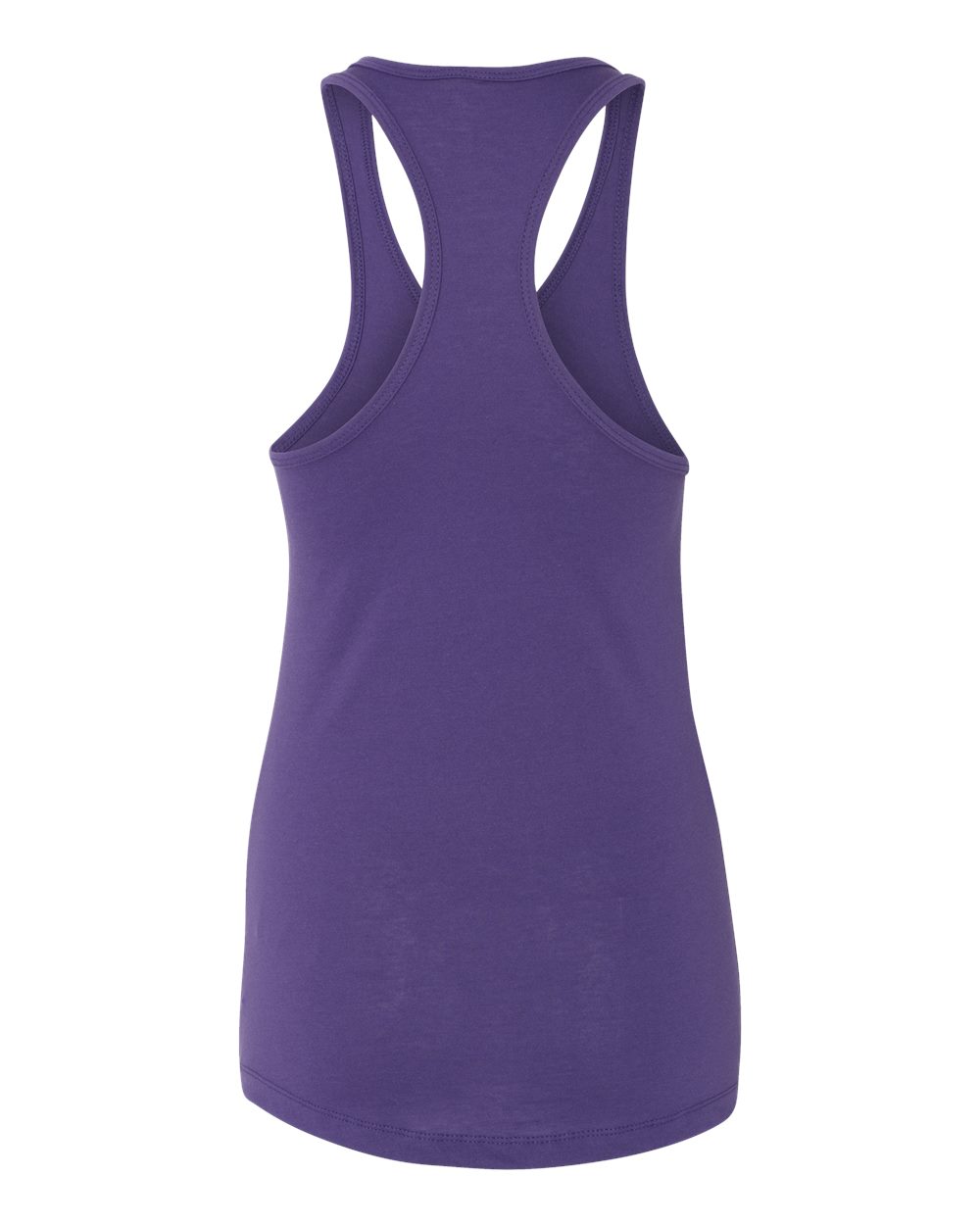 Next Level 1533 Women's Ideal Racerback Tank in Purple Rush, back
