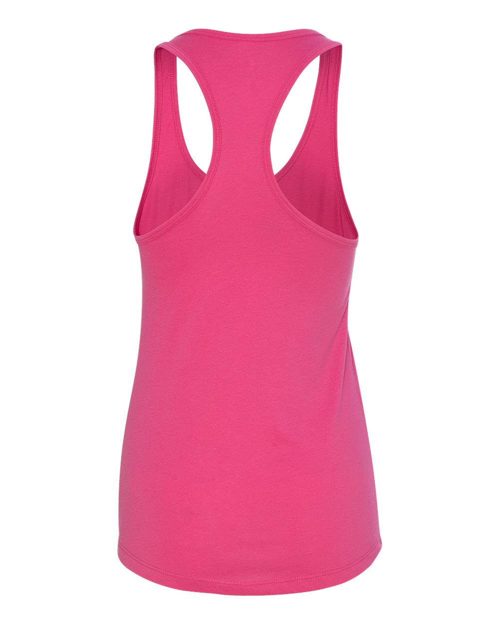 Next Level 1533 Women's Ideal Racerback Tank in Raspberry, back