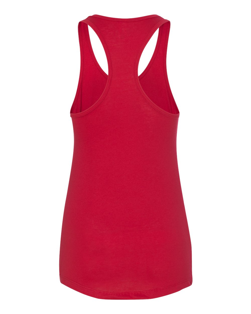 Next Level 1533 Women's Ideal Racerback Tank in Red, back