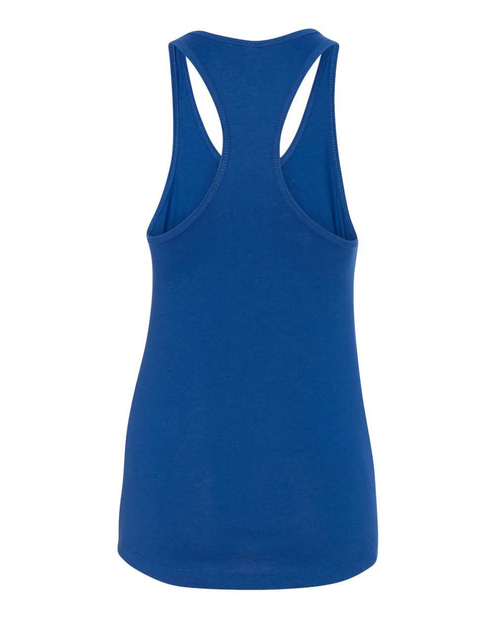 Next Level 1533 Women's Ideal Racerback Tank in Royal, back
