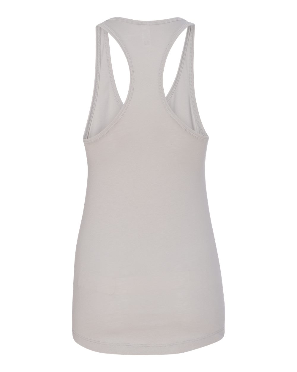 Next Level 1533 Women's Ideal Racerback Tank in Silver, back