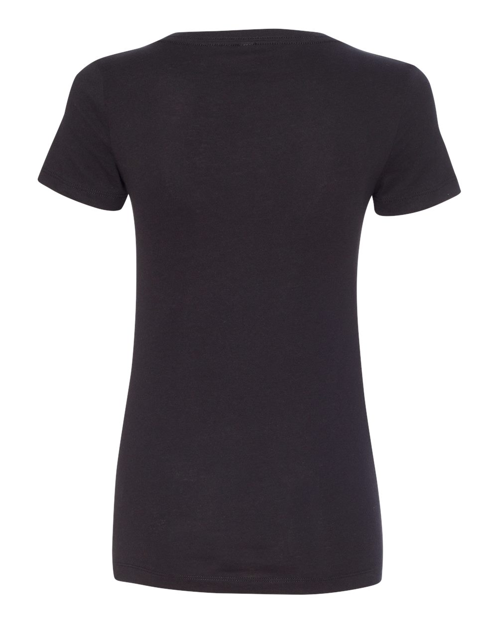 Next Level 1540 Women's Ideal V-Neck Tee in Black, back