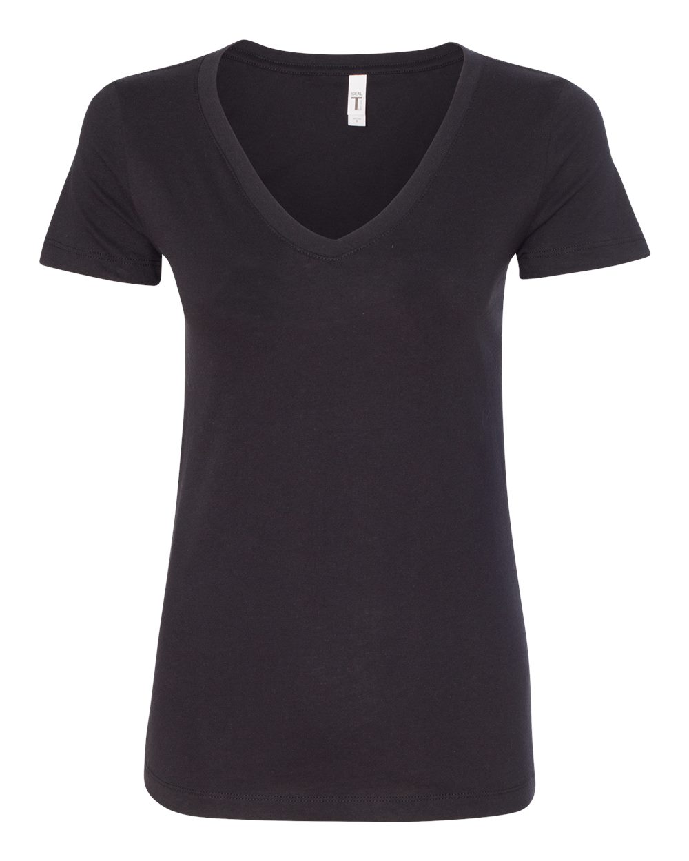 Next Level 1540 Women's Ideal V-Neck Tee in Black