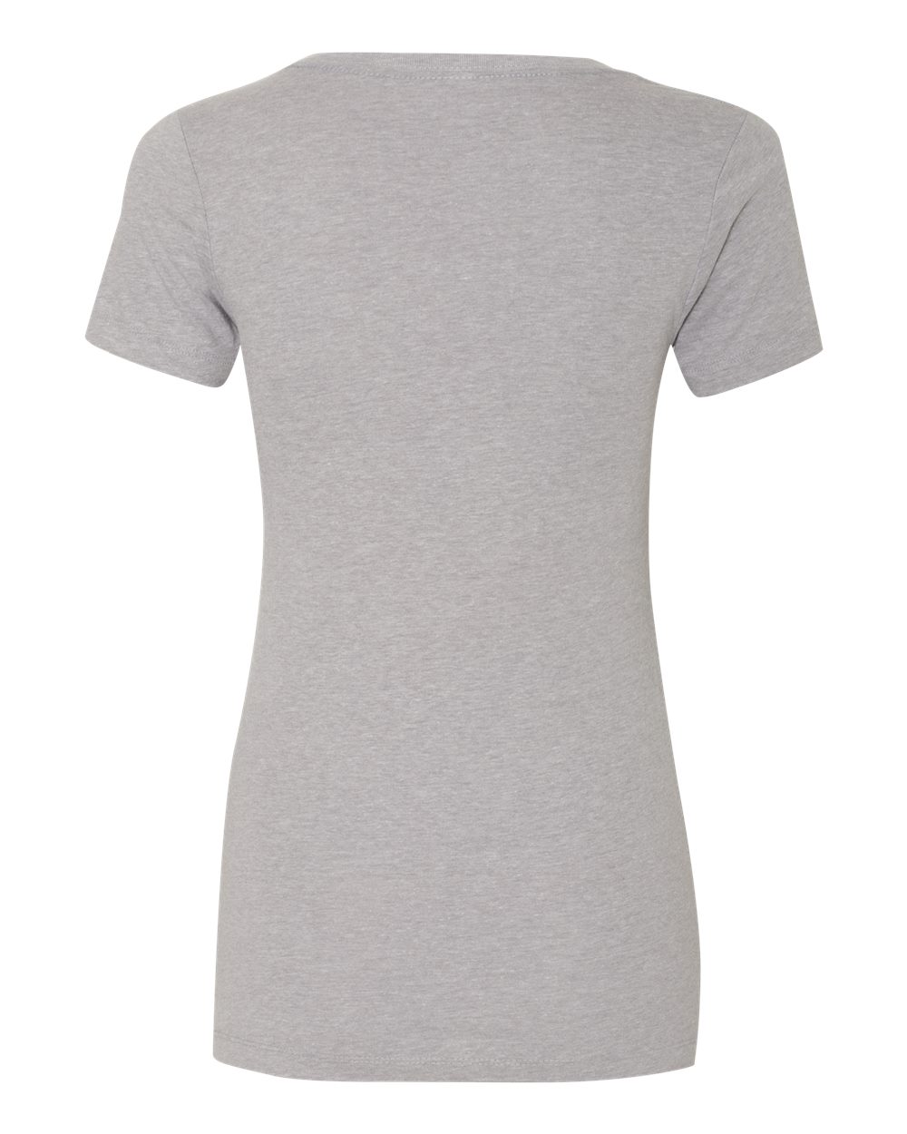 Next Level 1540 Women's Ideal V-Neck Tee in Heather Grey, back