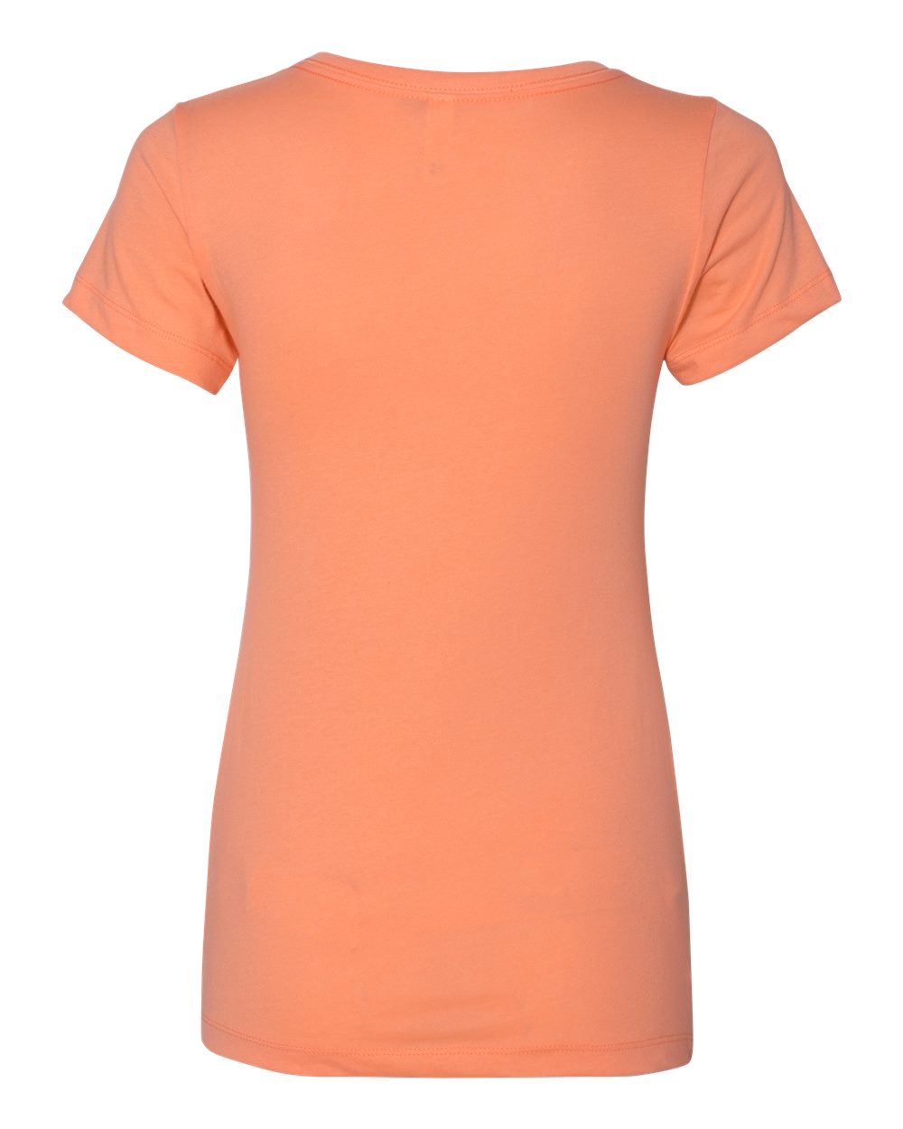 Next Level 1540 Women's Ideal V-Neck Tee in Light Orange, back