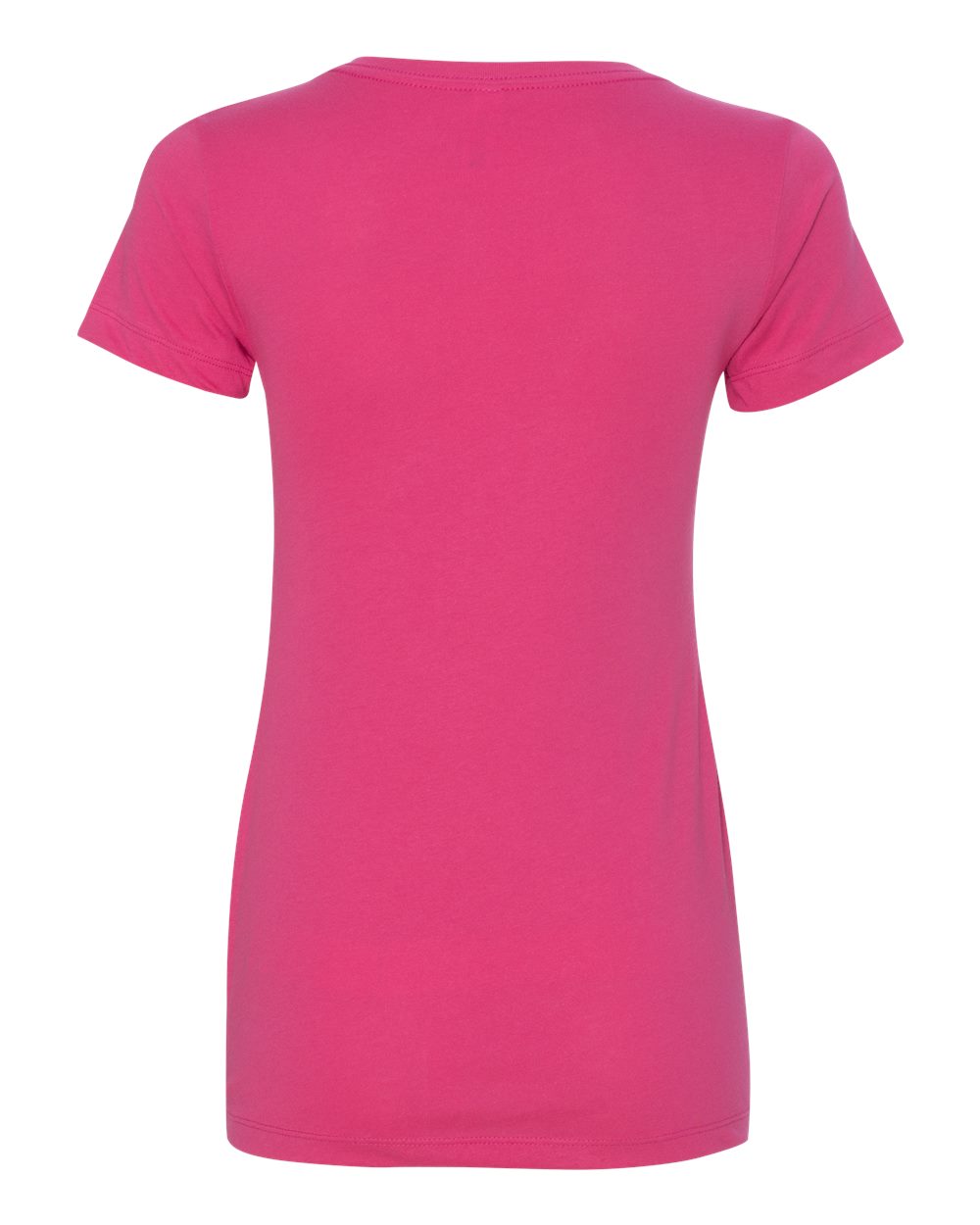 Next Level 1540 Women's Ideal V-Neck Tee in Raspberry, back