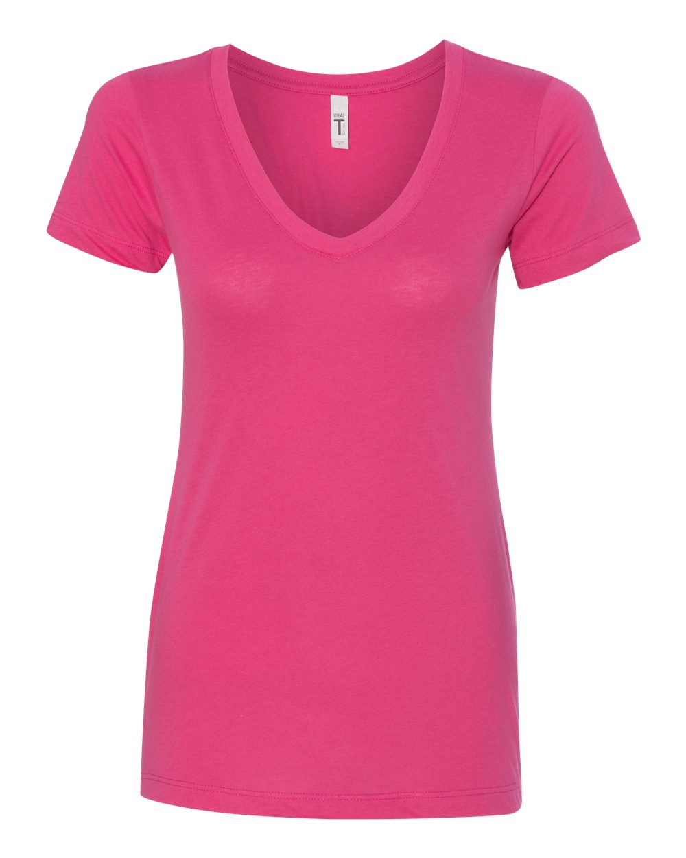 Next Level 1540 Women's Ideal V-Neck Tee in Raspberry