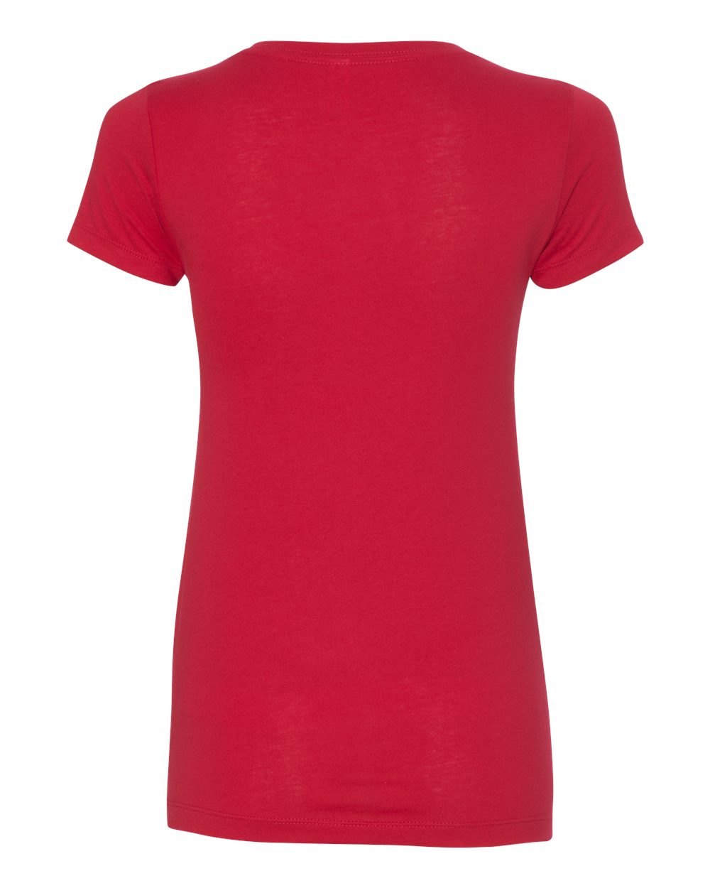 Next Level 1540 Women's Ideal V-Neck Tee in Red, back