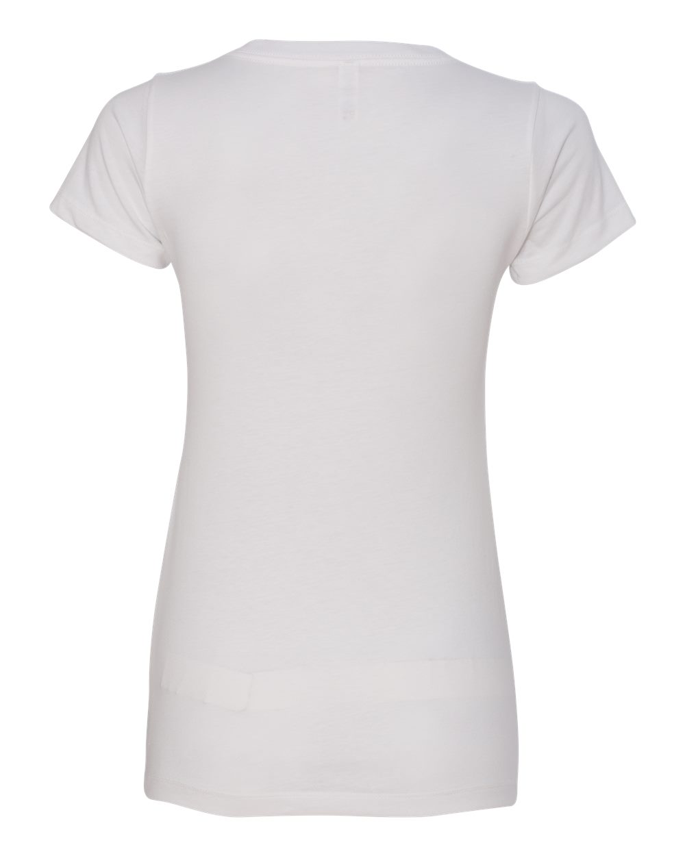 Next Level 1540 Women's Ideal V-Neck Tee in White, back