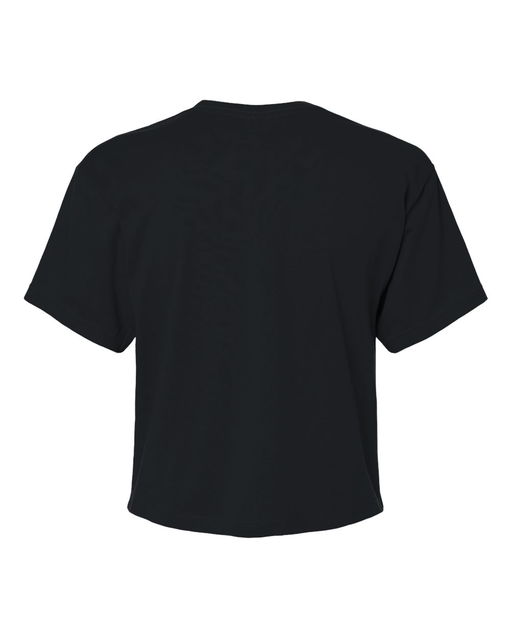 Next Level 1580 Women's Ideal Crop Top in Black, back
